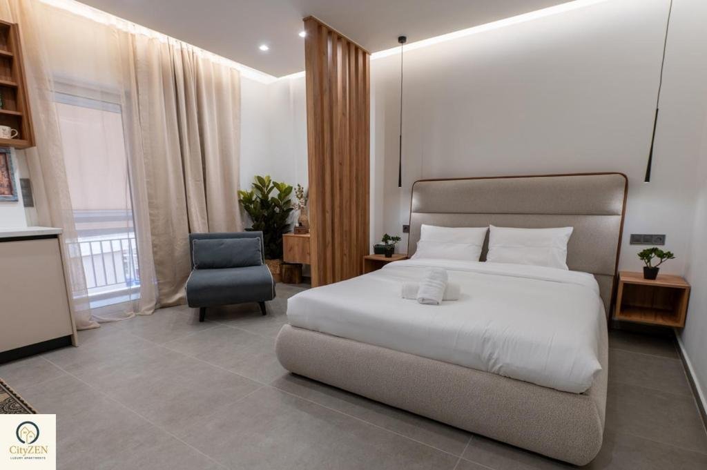 CityZen Luxury Apartments Αγρίνιο — Υπνοδωμάτιο